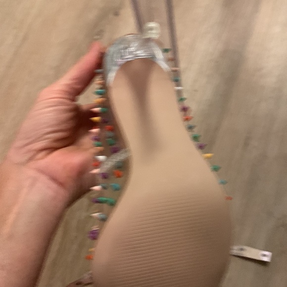 Steve Madden Spiked Colored Pumps - Picture 5 of 6